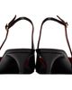 Valentino Garavani Valentino Garavani Black VLogo Heartip Slingback Heels - 2