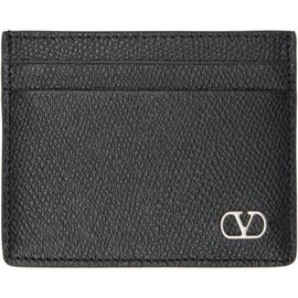 Valentino Garavani Valentino Garavani Black VLogo Siganture Card Holder
