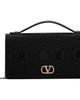 Valentino Garavani Valentino Garavani Black VLogo Signature Moiré Bag - 1