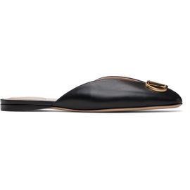 Valentino Garavani Valentino Garavani Black VLogo Signature Mule Flats