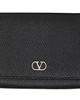 Valentino Garavani Valentino Garavani Black VLogo Signature Trifold Wallet - 1