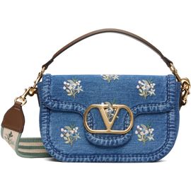 Valentino Garavani Valentino Garavani Blue Alltime Medium Shoulder Bag