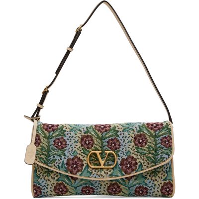 Valentino Garavani Valentino Garavani Blue Devain Small Shoulder Bag