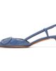Valentino Garavani Valentino Garavani Blue VLogo Signature Patent Slingback Heels - 3