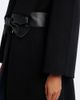 Valentino Garavani Valentino Garavani Bow-detail wool and cashmere coat - 4