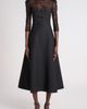 Valentino Garavani Valentino Garavani Bow Detail Lace & Crepe Midi Dress - 1