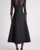 Valentino Garavani Valentino Garavani Bow Detail Lace & Crepe Midi Dress - 2