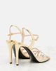 Valentino Garavani Valentino Garavani Bow metallic leather sandals - 3