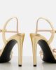 Valentino Garavani Valentino Garavani Bow metallic leather sandals - 6