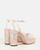 Valentino Garavani Valentino Garavani Bowow 115 moiré platform sandals - 2