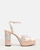Valentino Garavani Valentino Garavani Bowow 115 moiré platform sandals - 4