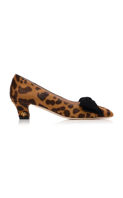 Valentino Garavani Valentino Garavani Bowow Calf Hair Pumps Animal IT 37
