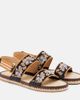 Valentino Garavani Valentino Garavani Bribri leather-trimmed raffia espadrille sandals - 1