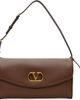 Valentino Garavani Valentino Garavani Brown Devain Nappa Small Shoulder Bag - 1