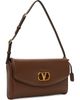 Valentino Garavani Valentino Garavani Brown Devain Nappa Small Shoulder Bag - 2