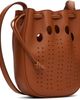 Valentino Garavani Valentino Garavani Brown Medium Drawstring VLogo Signature Bag - 3