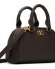 Valentino Garavani Valentino Garavani Brown Mini VLogo Signature Bowling Bag - 2