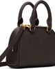 Valentino Garavani Valentino Garavani Brown Mini VLogo Signature Bowling Bag - 3