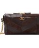 Valentino Garavani Valentino Garavani Brown Panthea Small Shoulder Chevron Pattern Bag - 1
