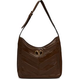 Valentino Garavani Valentino Garavani Brown Patchwork Medium Bag