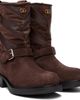 Valentino Garavani Valentino Garavani Brown Patchwork Nappa Boots - 4