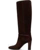 Valentino Garavani Valentino Garavani Brown Pattie Crust Leather Boots - 3
