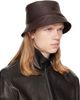 Valentino Garavani Valentino Garavani Brown VLogo Signature Holed Bucket Hat - 2