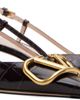 Valentino Garavani Valentino Garavani Brown VLogo Signature Slingback Heels - 4