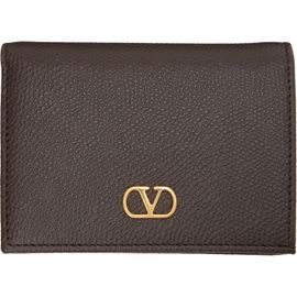 Valentino Garavani Valentino Garavani Brown VLogo Signature Wallet