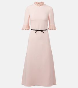 Valentino Garavani Valentino Garavani Cady Couture ruffled midi dress