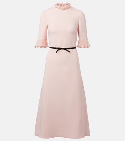 Valentino Garavani Valentino Garavani Cady Couture ruffled midi dress