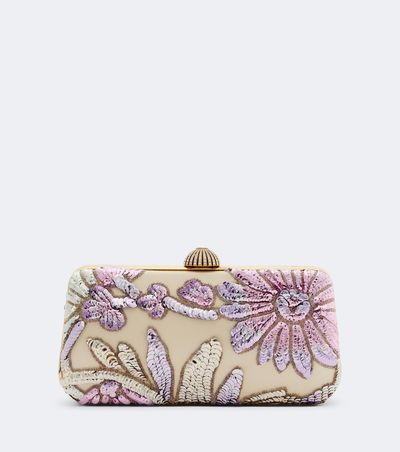 Valentino Garavani Valentino Garavani Carry Secrets sequined satin clutch
