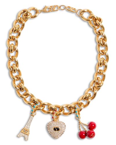 Valentino Garavani Valentino Garavani Charm Necklace, 16.5