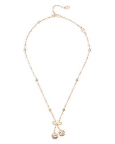 Valentino Garavani Valentino Garavani Cherryfic Swarovski Crystal Necklace, 15.8-19.7