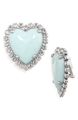 Valentino Garavani Valentino Garavani Coeur Hyperbole Heart Earrings