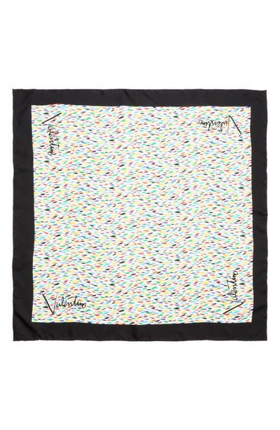 Valentino Garavani Valentino Garavani Colorful Print Silk Square Scarf