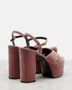 Valentino Garavani Valentino Garavani Crasher 125 velvet platform sandals - 2