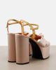 Valentino Garavani Valentino Garavani Crasher satin platform sandals - 3