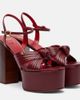 Valentino Garavani Valentino Garavani Crasher VLogo leather platform sandals - 1