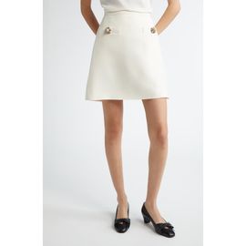 Valentino Garavani Valentino Garavani Crepe Couture A-Line Skirt