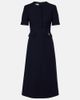 Valentino Garavani Valentino Garavani Crepe Couture VGold midi dress - 1