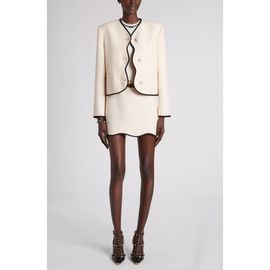 Valentino Garavani Valentino Garavani Crepe Couture Wool & Silk Jacket
