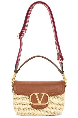 Valentino Garavani Valentino Garavani Crochet Raffia Alltime Shoulder Bag