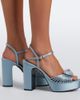 Valentino Garavani Valentino Garavani Cœur Royal embellished satin platform sandals - 2