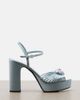 Valentino Garavani Valentino Garavani Cœur Royal embellished satin platform sandals - 5