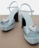 Valentino Garavani Valentino Garavani Cœur Royal embellished satin platform sandals - 6