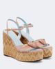 Valentino Garavani Valentino Garavani Cœur Royal leather espadrille wedges - 1