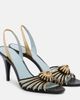 Valentino Garavani Valentino Garavani CÅur Royal leather slingback sandals - 1