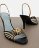 Valentino Garavani Valentino Garavani CÅur Royal leather slingback sandals - 6