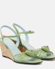 Valentino Garavani Valentino Garavani CÅur Royal leather wedge sandals - 1